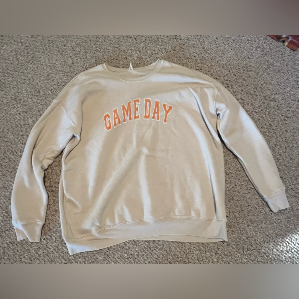 Boutique Game Day Crew Neck Sweatshirt